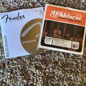 2 Sets of Guitar Strings for Acoustic